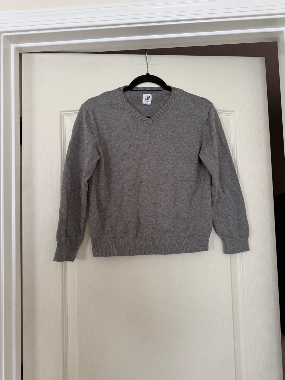 GAP Kids Gray V-Neck Sweater